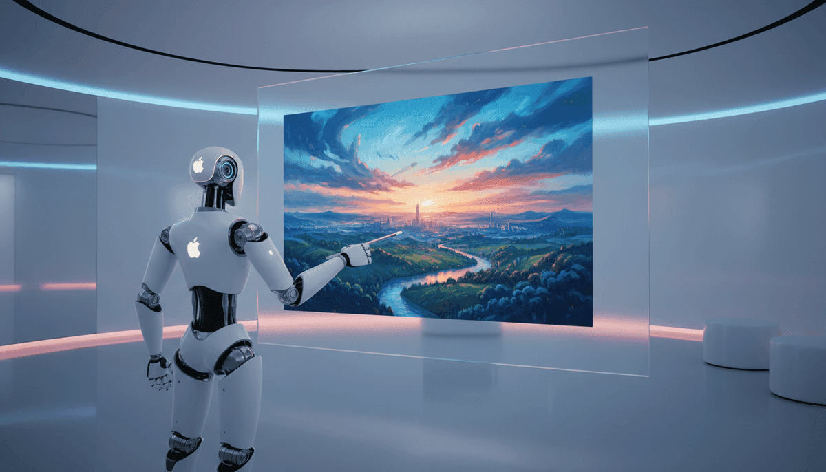 Escena Futurista Generada por IA